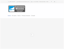 Tablet Screenshot of consorziomoderno.it